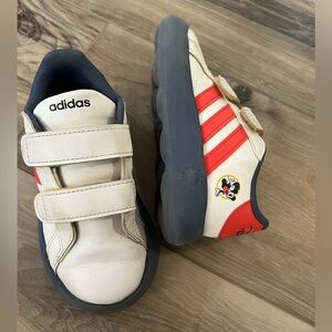 Adidas Mickey Mouse Kids Shoes - White and Red size 9